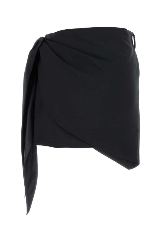  프라다 스커트 P114ZSOOO12I1 F0008 BLACK - PRADA