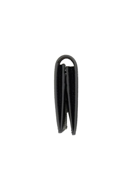 26FW 톰브라운 페블 그레인 더블 카드 홀더 MAW021L 00198001 BLACK - THOM BROWNE