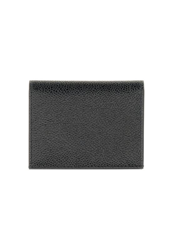 26FW 톰브라운 페블 그레인 더블 카드 홀더 MAW021L 00198001 BLACK - THOM BROWNE