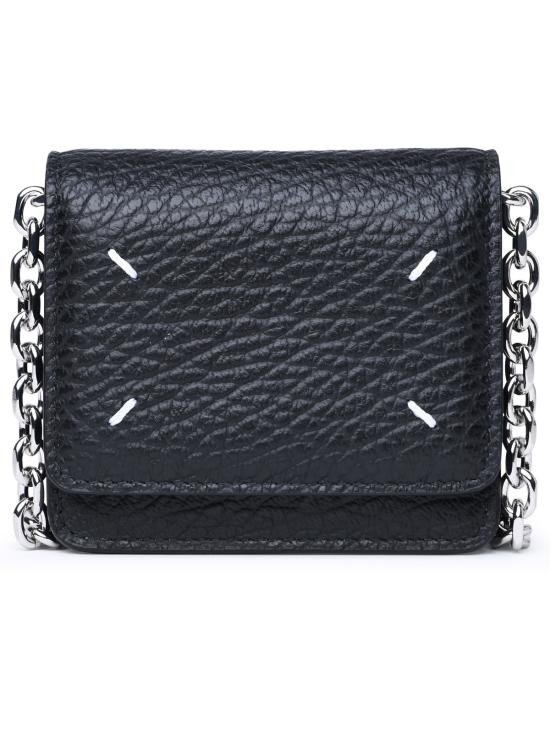 26FW 마르지엘라 스몰 레더 체인 지갑 SA3UI0009 P4455T8013 BLACK