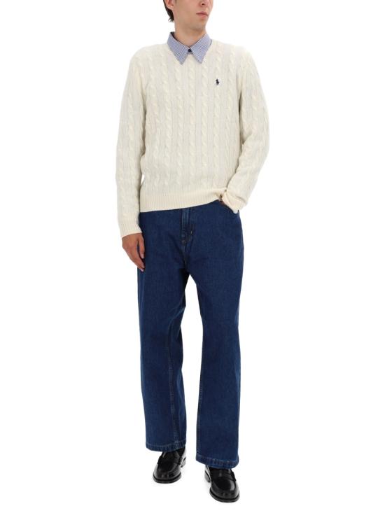 26FW 폴로 랄프로렌 케이블 니트 스웨터 710876762 010ANDOVERCREAM IVORY - POLO RALPH LAUREN