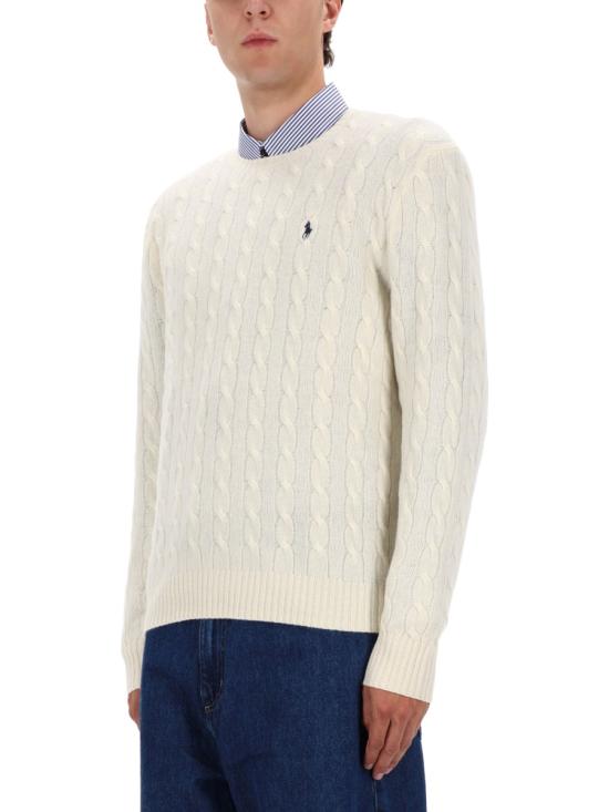 26FW 폴로 랄프로렌 케이블 니트 스웨터 710876762 010ANDOVERCREAM IVORY - POLO RALPH LAUREN