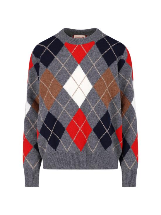 26FW 도우터 스웨터 WL24205 GR MULTICOLOR