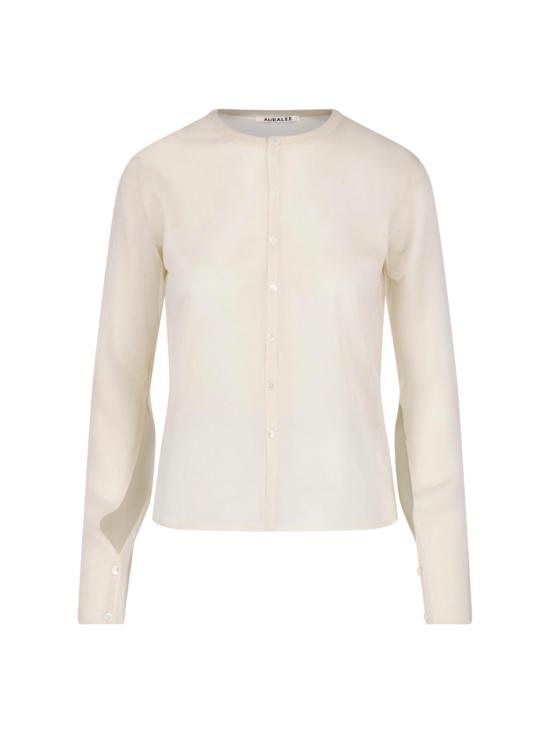 26FW 오라리 스웨터 A26AC01SH IVORY CREAM