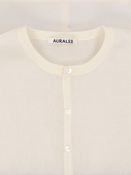 26FW 오라리 스웨터 A26AC01SH IVORY CREAM - AURALEE