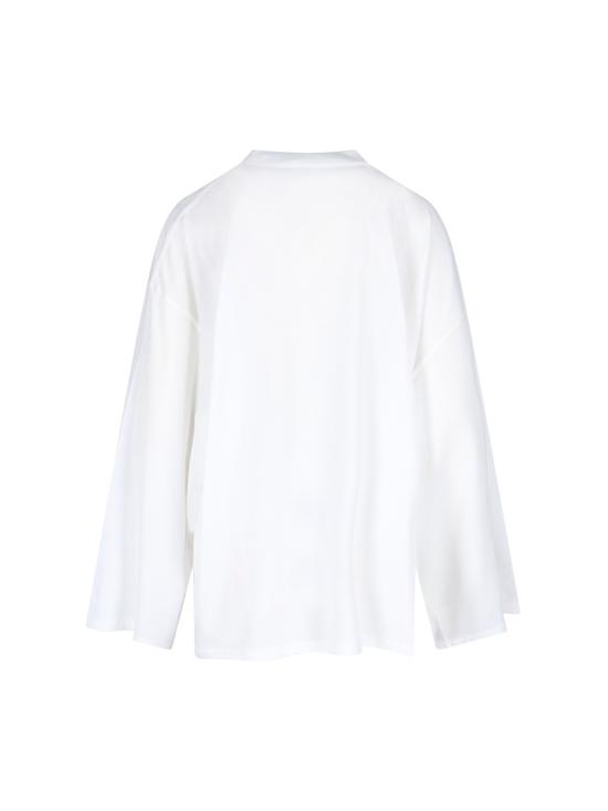 26FW 더프랭키샵 긴팔 티셔츠 RIO OVERSIZED SLEEVE TEE WHITE - THE FRANKIE SHOP
