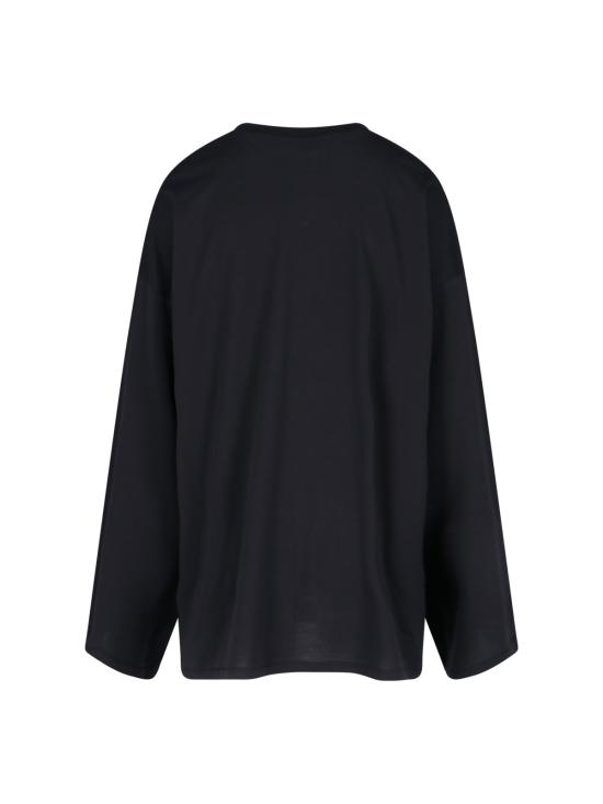 26FW 더프랭키샵 긴팔 티셔츠 RIO OVERSIZED SLEEVE TEE BLACK - THE FRANKIE SHOP