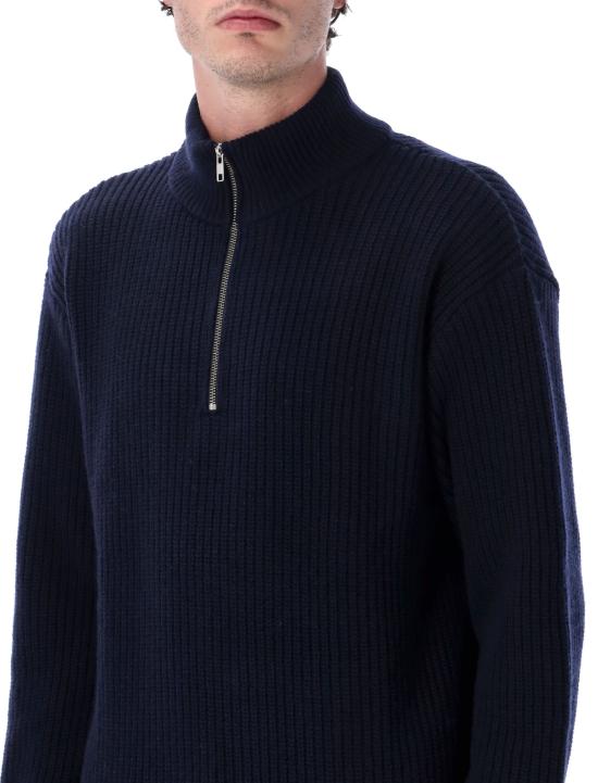 26FW 컬러풀 스탠다드 집업 니트 CS5091 NB NAVY BLUE - COLORFUL STANDARD