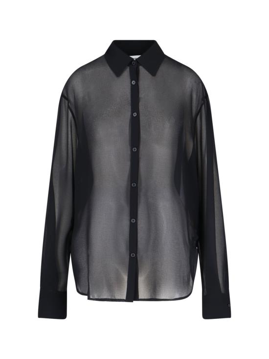 26FW 더프랭키샵 블라우스 PERI GEORGETTE SHIRT BLACK