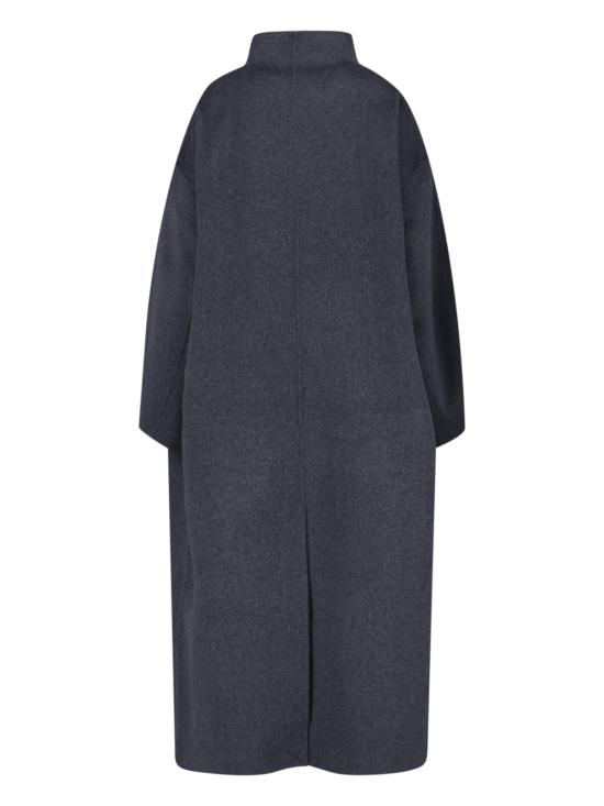 26FW 더프랭키샵 코트 LEROY FUNNEL NECK WOOL COAT DARK GREY MELANGE - THE FRANKIE SHOP