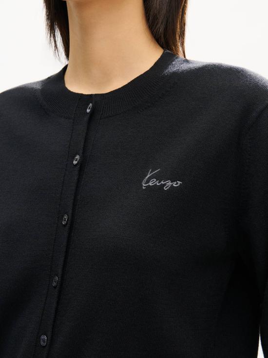 26FW 겐조 가디건 FG6 2CA763 3LB 99J BLACK DOM - KENZO