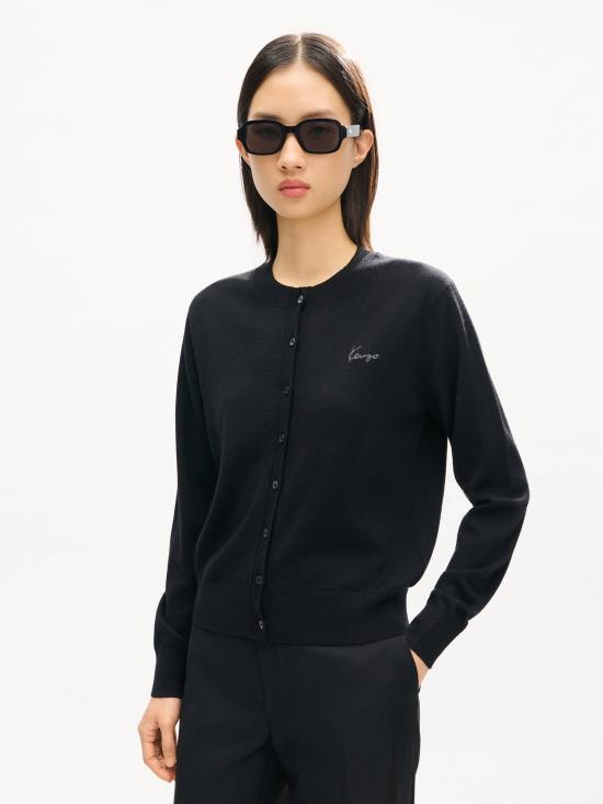 26FW 겐조 가디건 FG6 2CA763 3LB 99J BLACK DOM - KENZO