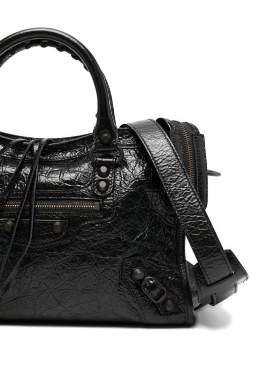 26FW 발렌시아가 르 시티 백 스몰 8657622ACFH1000 Black - BALENCIAGA