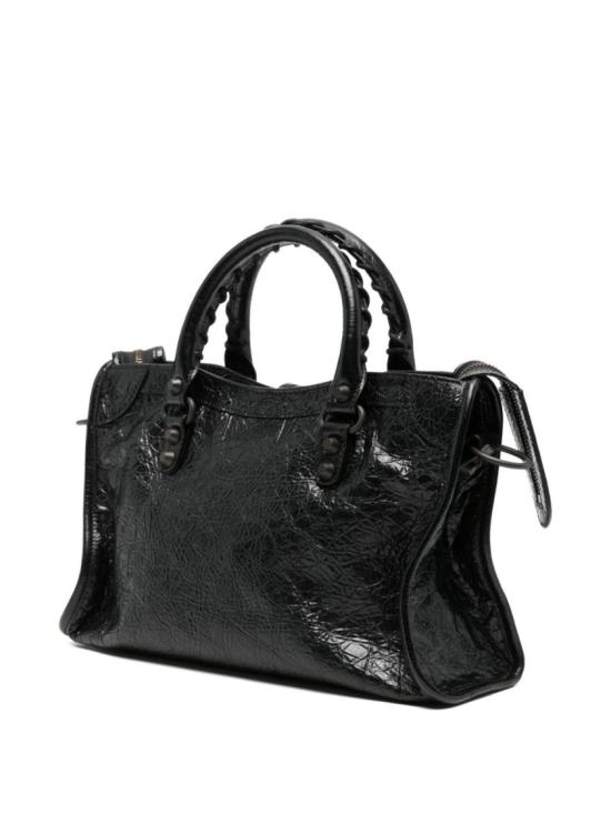 26FW 발렌시아가 르 시티 백 스몰 8657622ACFH1000 Black - BALENCIAGA