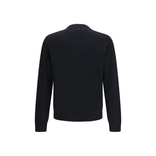 26FW 비비안웨스트우드 알렉스 오브 로고 크루넥 니트 VI2701003LY005EN401BB BLACK - VIVIENNE WESTWOOD