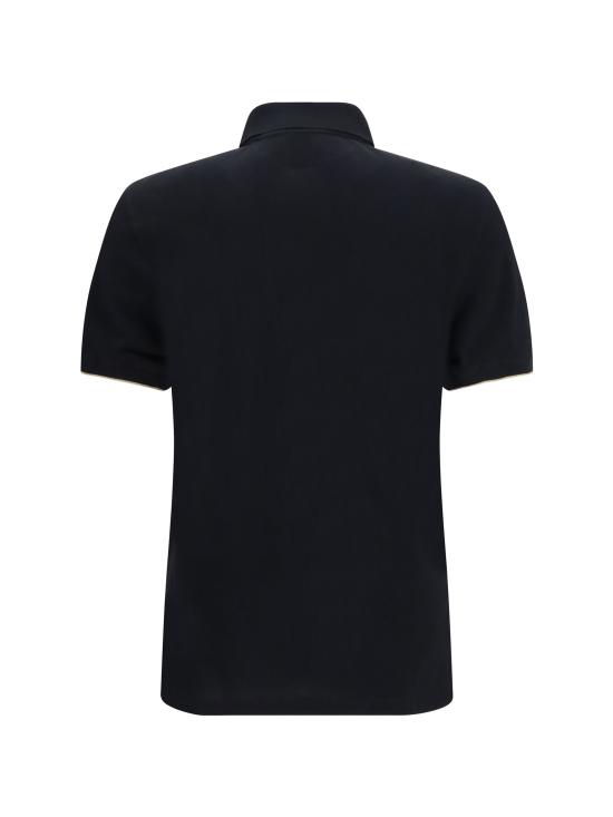 26FW 브루넬로 쿠치넬리 피케 폴로 셔츠 ME8548788 CZ178 BLACK - BRUNELLO CUCINELLI