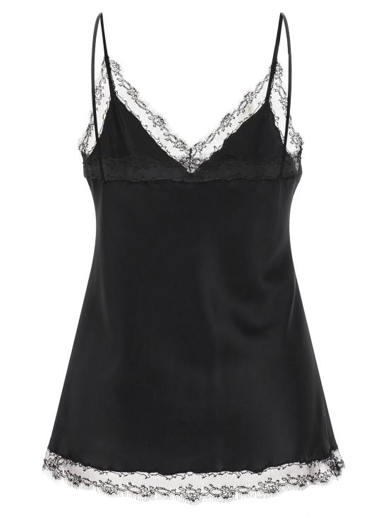 26FW 에르마노 설비노 민소매 티셔츠 ER342323BM BLACK - ERMANNO SCERVINO