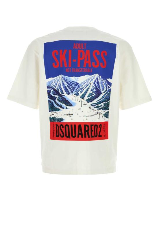 26FW 디스퀘어드2 탑 S71GD1671D20106 100 WHITE - DSQUARED2