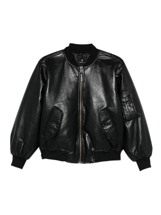 26FW 애니빙 가죽 자켓 A0110909BLK6 BLACK