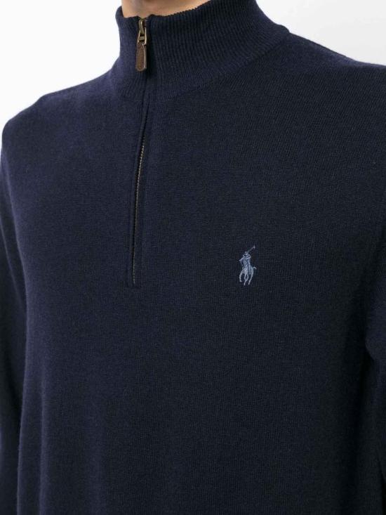26FW 폴로 랄프로렌 집업 니트 710876756001HUNTERNAVY Dark Blue - POLO RALPH LAUREN