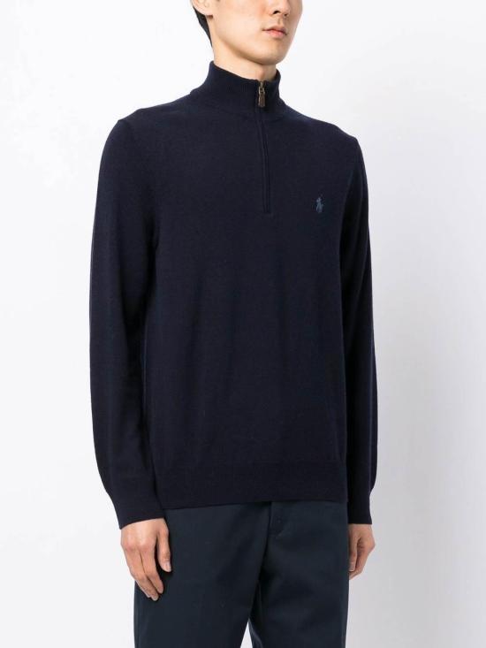 26FW 폴로 랄프로렌 집업 니트 710876756001HUNTERNAVY Dark Blue - POLO RALPH LAUREN