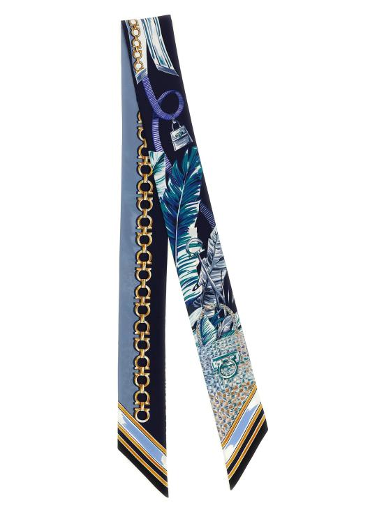 26FW 살바토레 페라가모 머플러/스카프 FE342416BM BLUE - SALVATORE FERRAGAMO