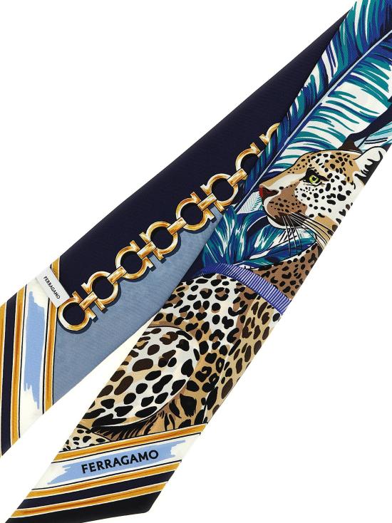 26FW 살바토레 페라가모 머플러/스카프 FE342416BM BLUE - SALVATORE FERRAGAMO
