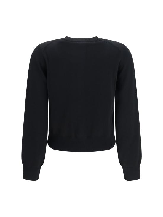 26FW 메종키츠네 베이비 폭스 메리노 레귤러 가디건 PW00502KT1181 P199 BLACK - MAISON KITSUNE