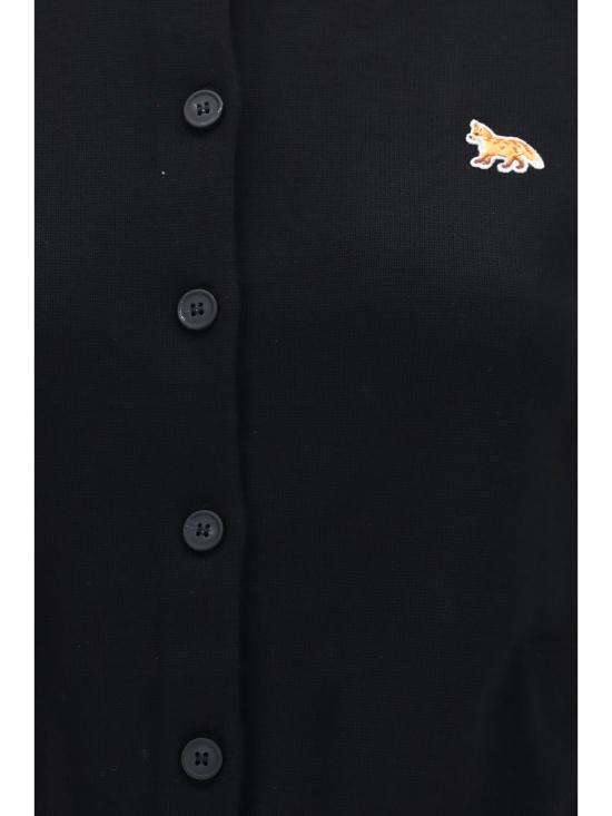 26FW 메종키츠네 베이비 폭스 메리노 레귤러 가디건 PW00502KT1181 P199 BLACK - MAISON KITSUNE