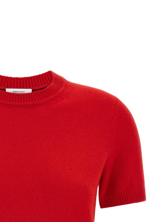 26FW 살바토레 페라가모 스웨터 FE342477BM RED - SALVATORE FERRAGAMO