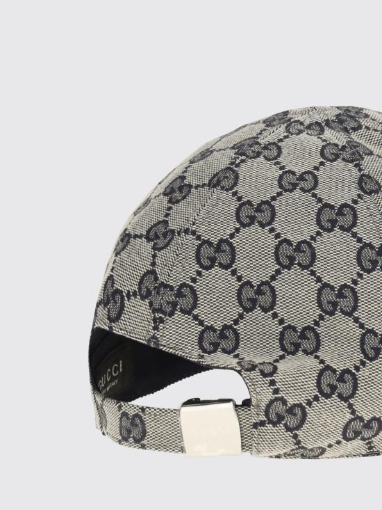 26FW 구찌 GG 코튼 캔버스 베이스볼 캡 GG 코튼 캔버스 베이스볼 캡 8757334HBKS 4068 Blue - GUCCI