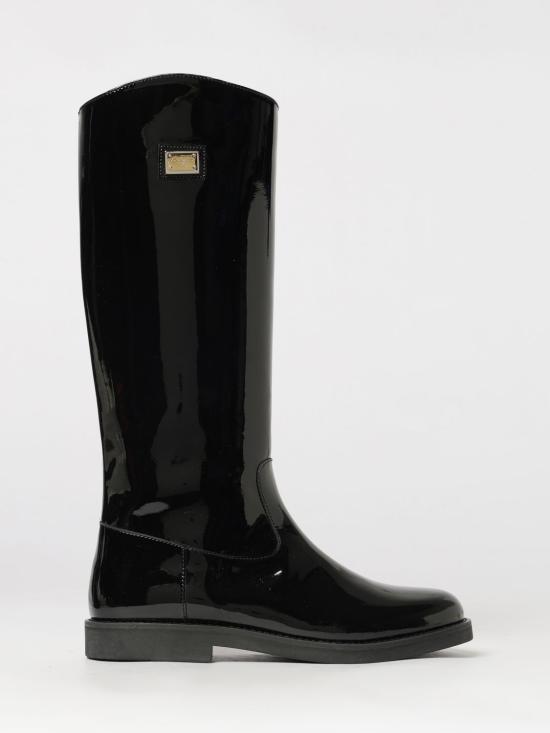 26FW [키즈] 돌체앤가바나 미들 부츠 D11431A1067 80999 Black