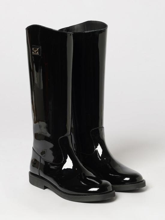26FW [키즈] 돌체앤가바나 미들 부츠 D11431A1067 80999 Black - DOLCE & GABBANA