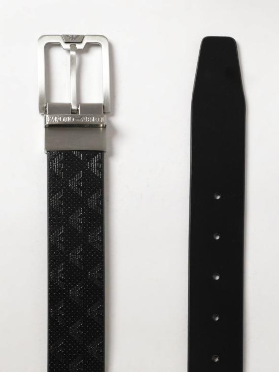 26FW 엠포리오 아르마니 가죽 벨트 Y4S502Y221E 81386 Black - EMPORIO ARMANI