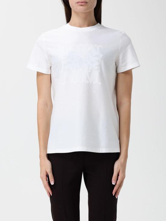 26FW 막스마라 반팔 티셔츠 2621946012600 001 White