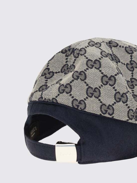 26FW 구찌 GG 코튼 패브릭 베이스볼 캡 GG 코튼 패브릭 베이스볼 캡 A001I24HBK4 4068 Blue - GUCCI