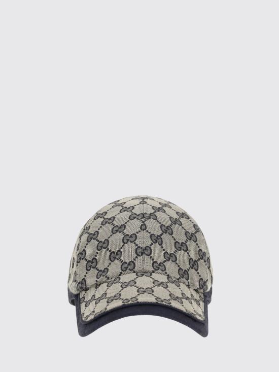 26FW 구찌 GG 코튼 패브릭 베이스볼 캡 GG 코튼 패브릭 베이스볼 캡 A001I24HBK4 4068 Blue - GUCCI