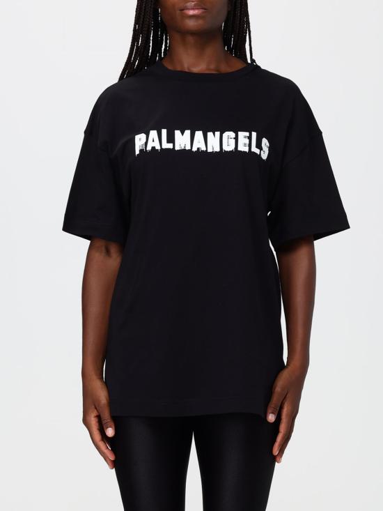 26FW 팜앤젤스 반팔 티셔츠 PAMAA01W26JR18 1003 Black