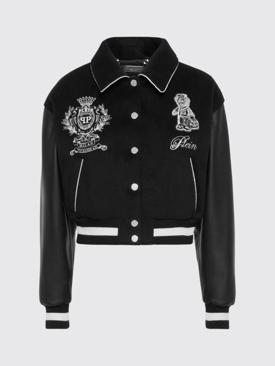 26FW 필립 플레인 봄버 자켓 FAECWLB1171PLE131N 02 Black - PHILIPP PLEIN