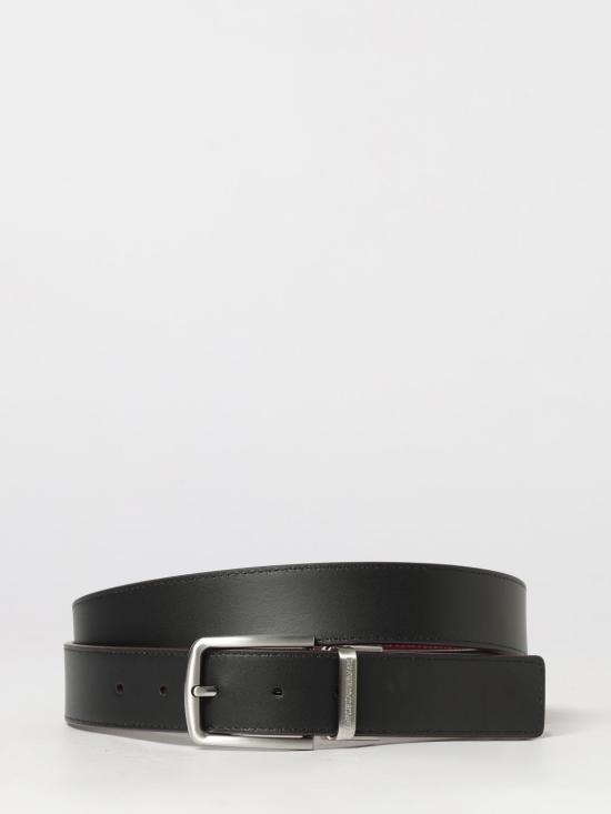 26FW 엠포리오 아르마니 가죽 벨트 EM007172AF29130 M6474 Burgundy - EMPORIO ARMANI