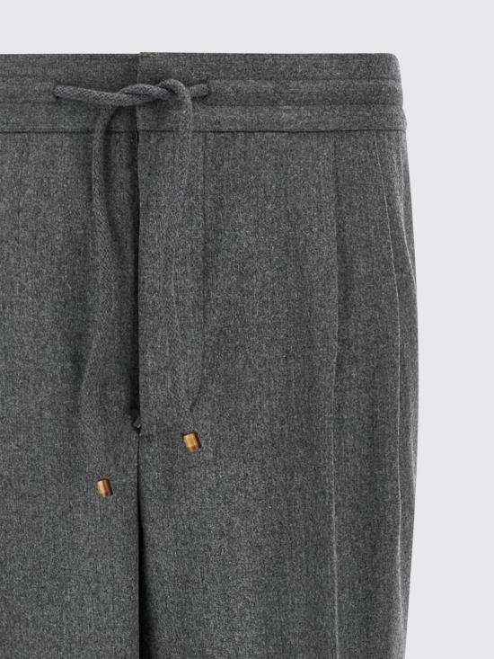 26FW 브루넬로 쿠치넬리 스트레이트 팬츠 ME226E1710 C003 Grey 1 - BRUNELLO CUCINELLI
