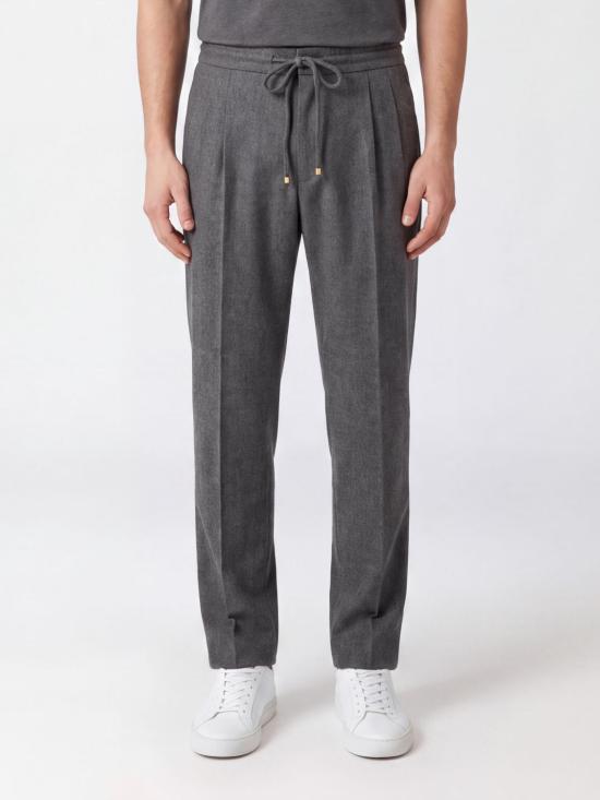 26FW 브루넬로 쿠치넬리 스트레이트 팬츠 ME226E1710 C003 Grey 1
