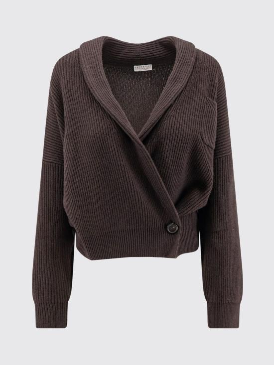 26FW 브루넬로 쿠치넬리 가디건 M12724306 C9792 Coffee - BRUNELLO CUCINELLI
