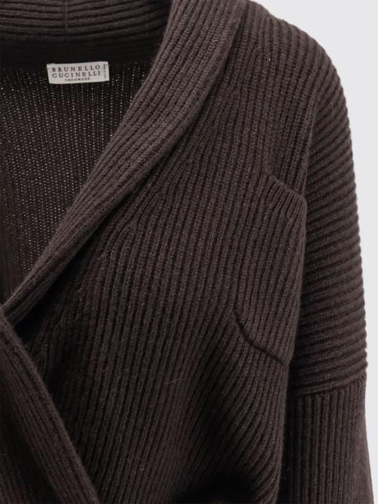 26FW 브루넬로 쿠치넬리 가디건 M12724306 C9792 Coffee - BRUNELLO CUCINELLI