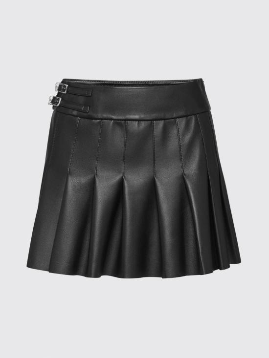 26FW 필립 플레인 숏 스커트 FAECWLV0116PLE010N 02 Black - PHILIPP PLEIN