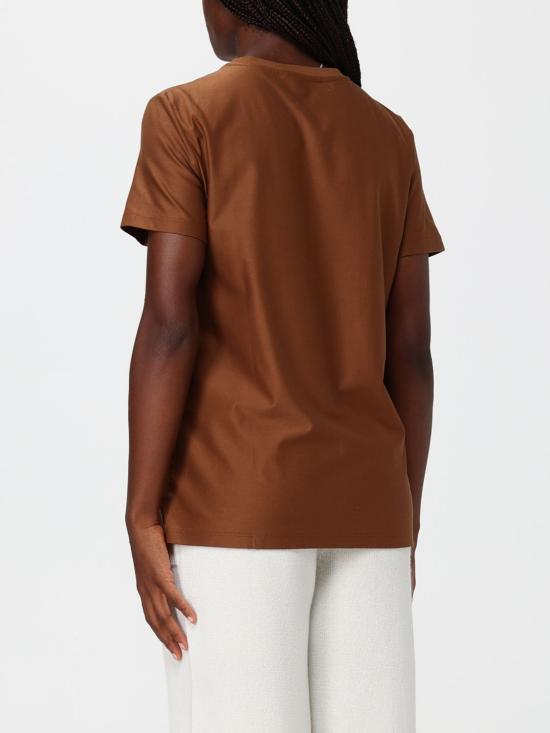 26FW 막스마라 반팔 티셔츠 2621946012600 002 Brown - MAX MARA