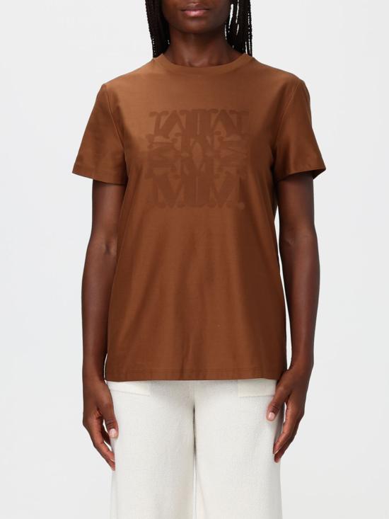 26FW 막스마라 반팔 티셔츠 2621946012600 002 Brown