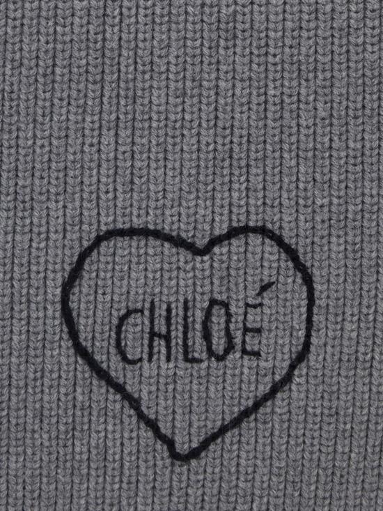 26FW [키즈] 끌로에 스카프 C21313 A46 Grey - CHLOE