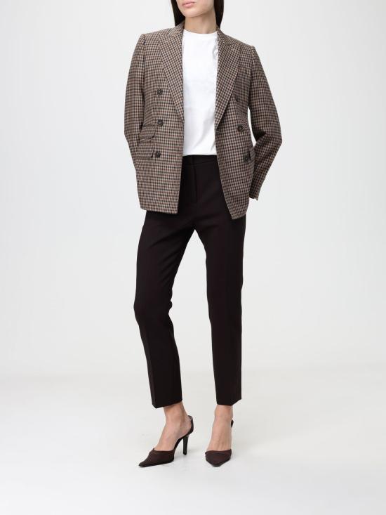 26FW 막스마라 스트레이트 팬츠 2621136112600 025 Ebony - MAX MARA