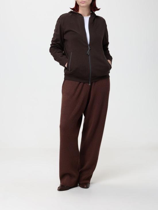 26FW 브루넬로 쿠치넬리 후드 스웨트셔츠 MP828SB806 C8227 Brown - BRUNELLO CUCINELLI